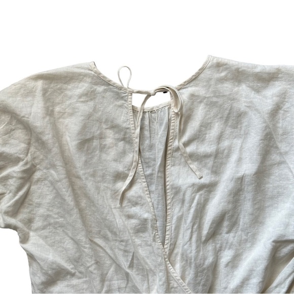 Madewell Linen-Blend Bubble Top - Picture 7 of 12
